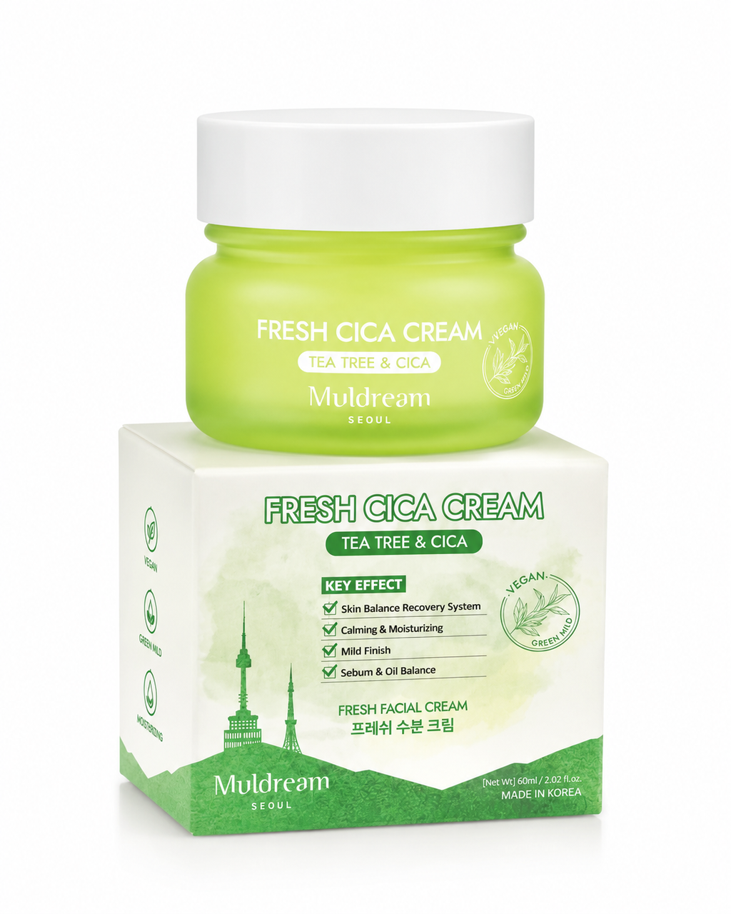Crema Hidratante Green Mild Fresh Muldream