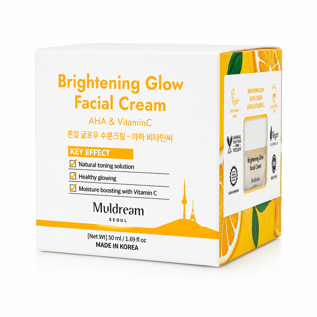 Crema Facial Iluminadora Muldream- AHA & Vitamin C