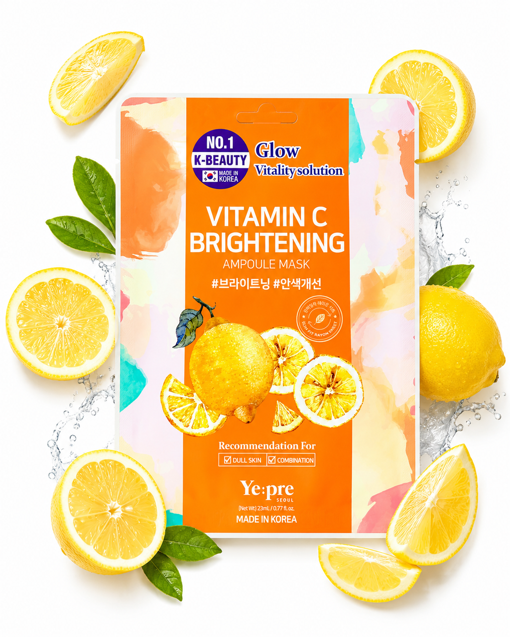 Mascarilla de Velo de Vitamina C Yepre